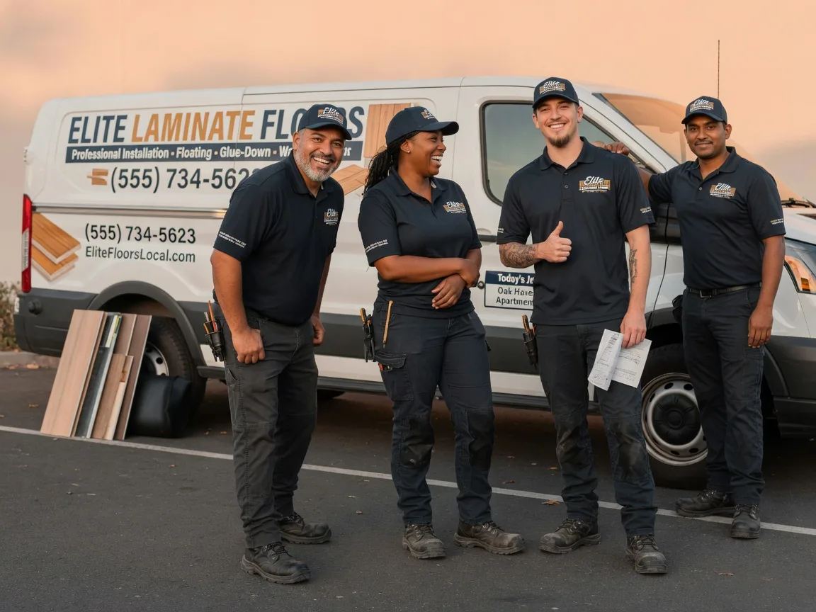 Laminate flooring installation company in Garwood, TX